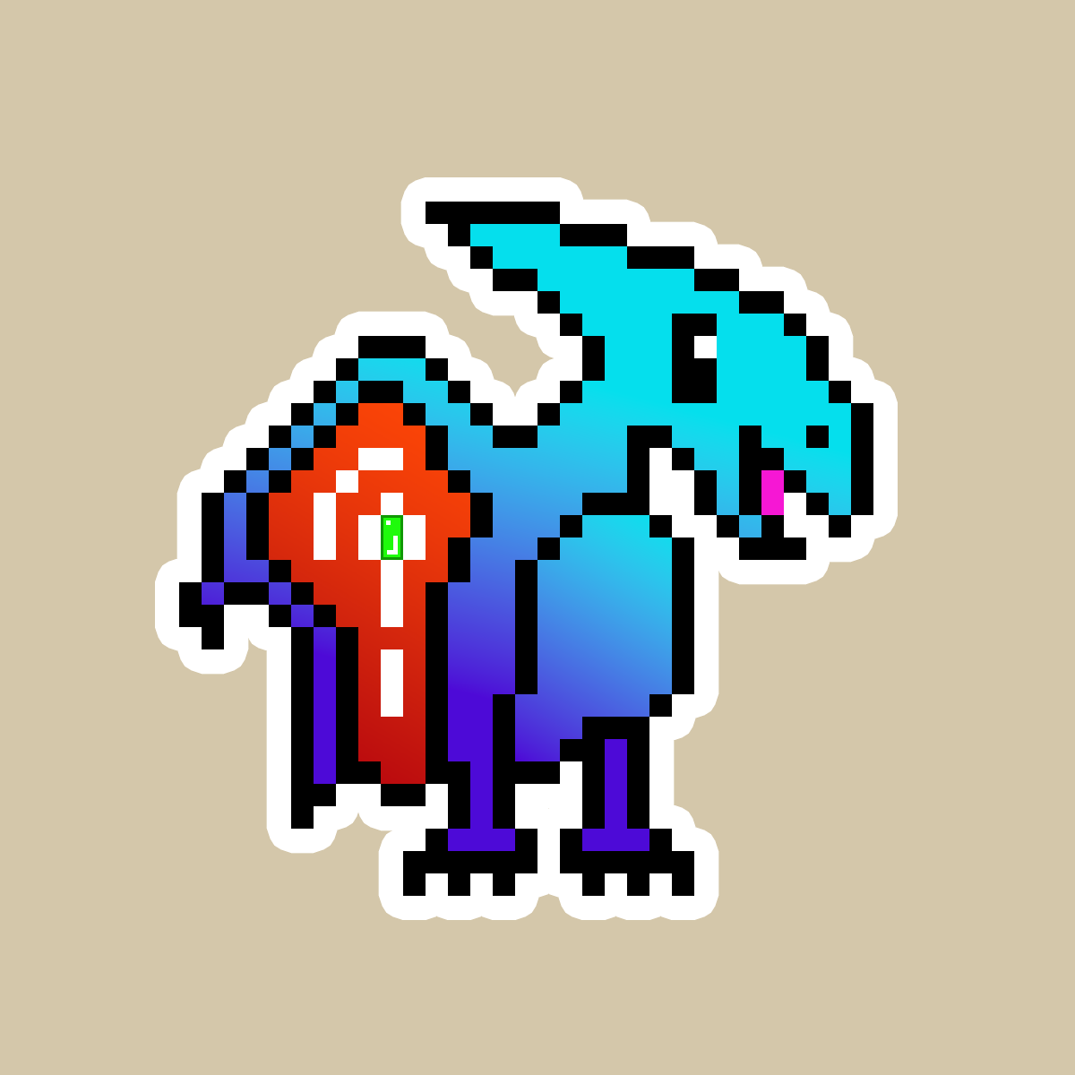 PixelSaurus Air #0166 [Uncommon]