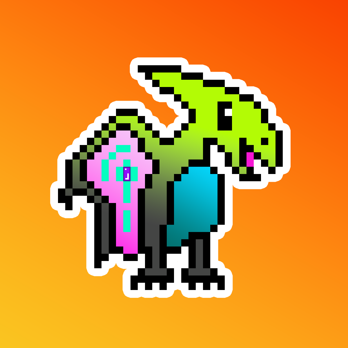PixelSaurus Air #0136 [Rare]