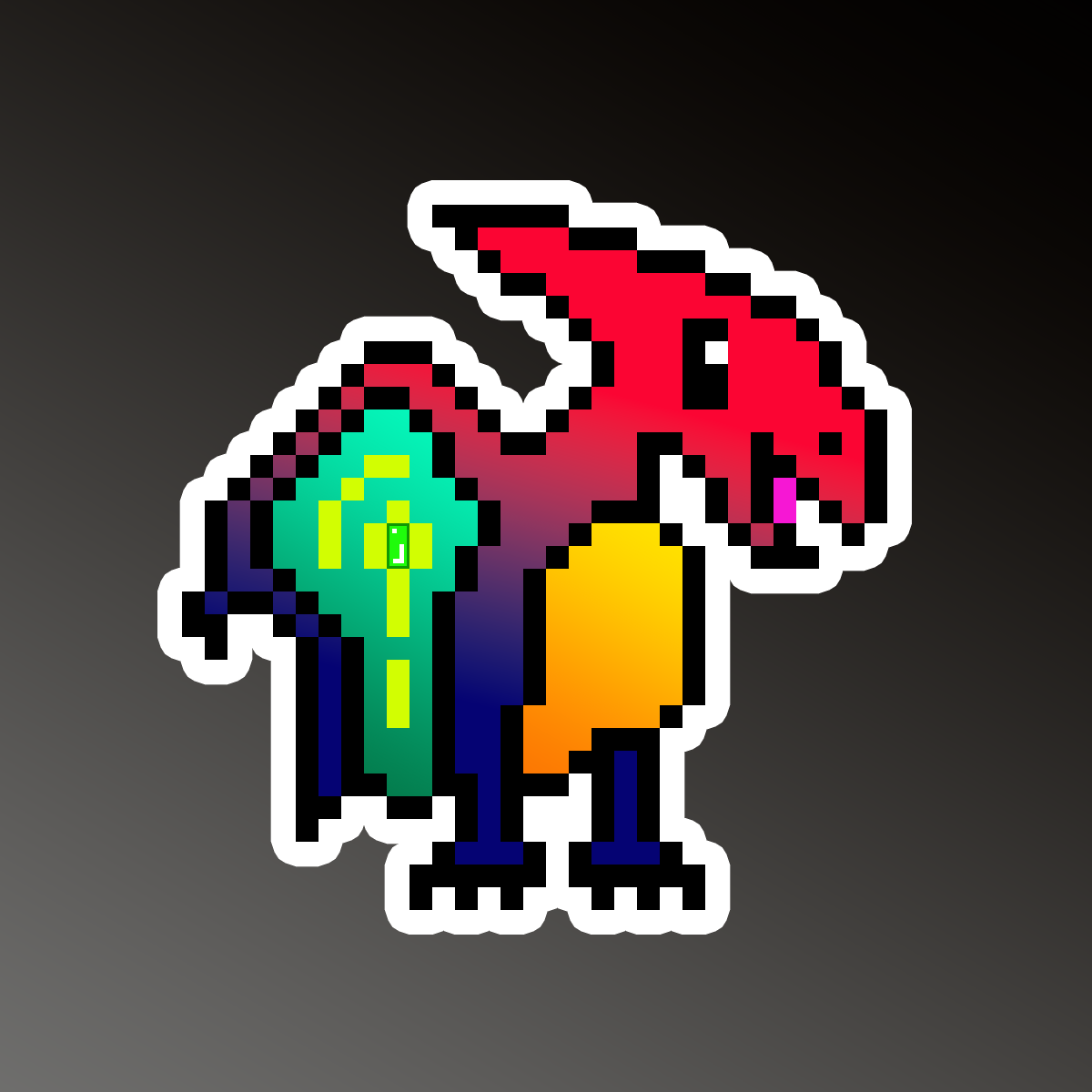 PixelSaurus Air #0837 [Rare]