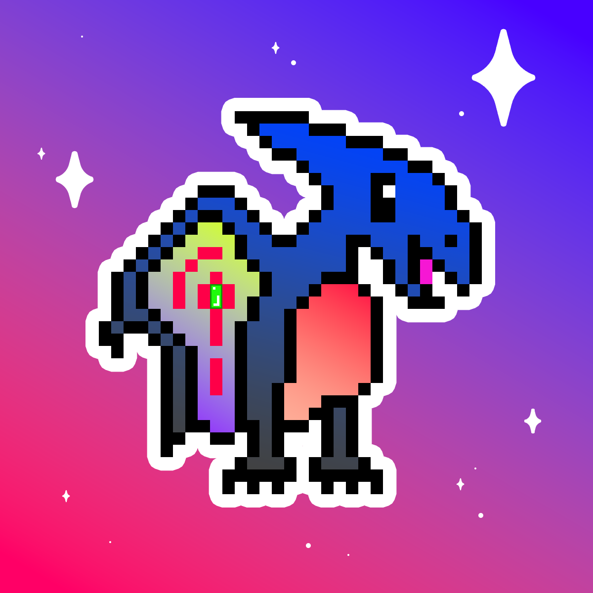 PixelSaurus Air #0696 [Super Rare]