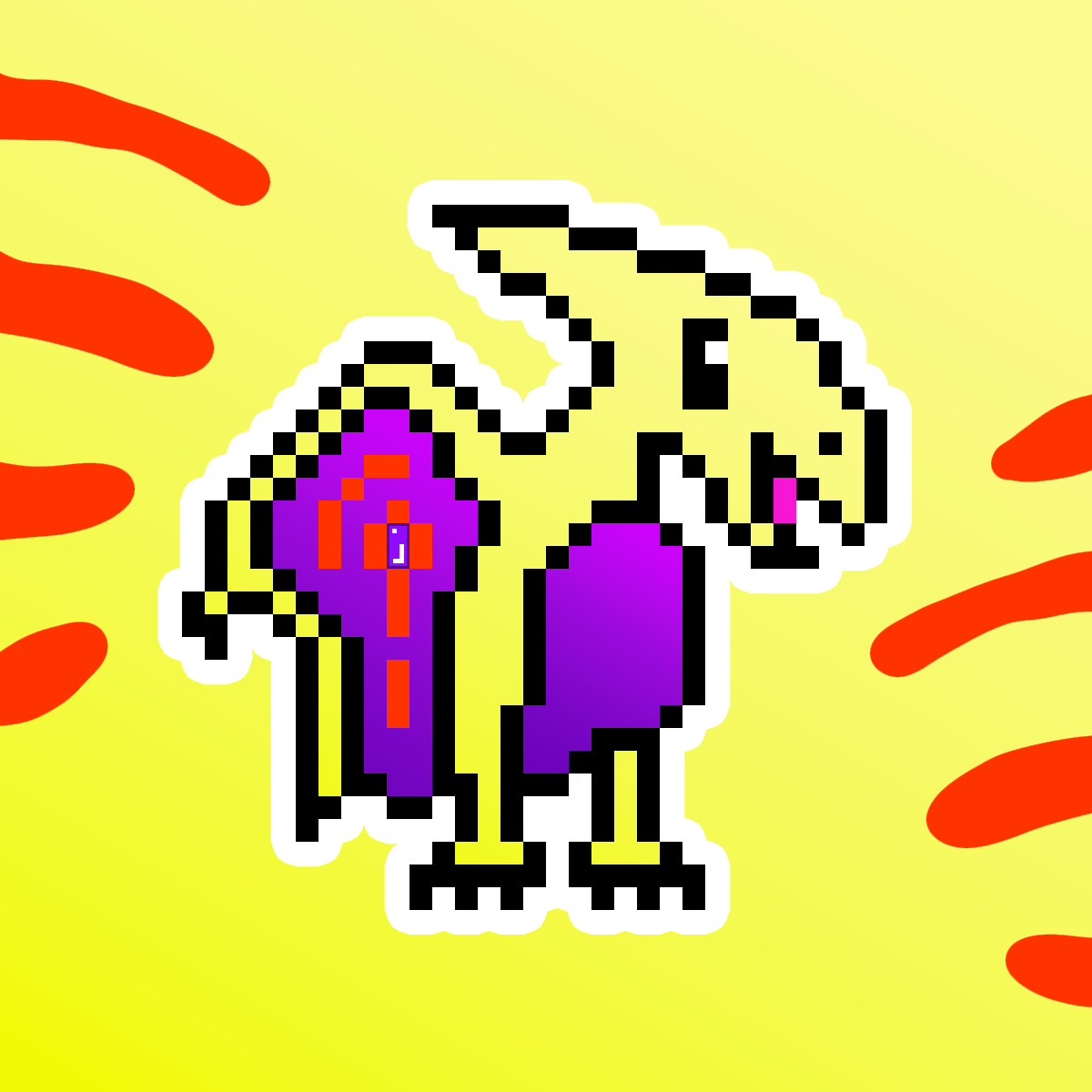 PixelSaurus Air #0992 [Super Rare]