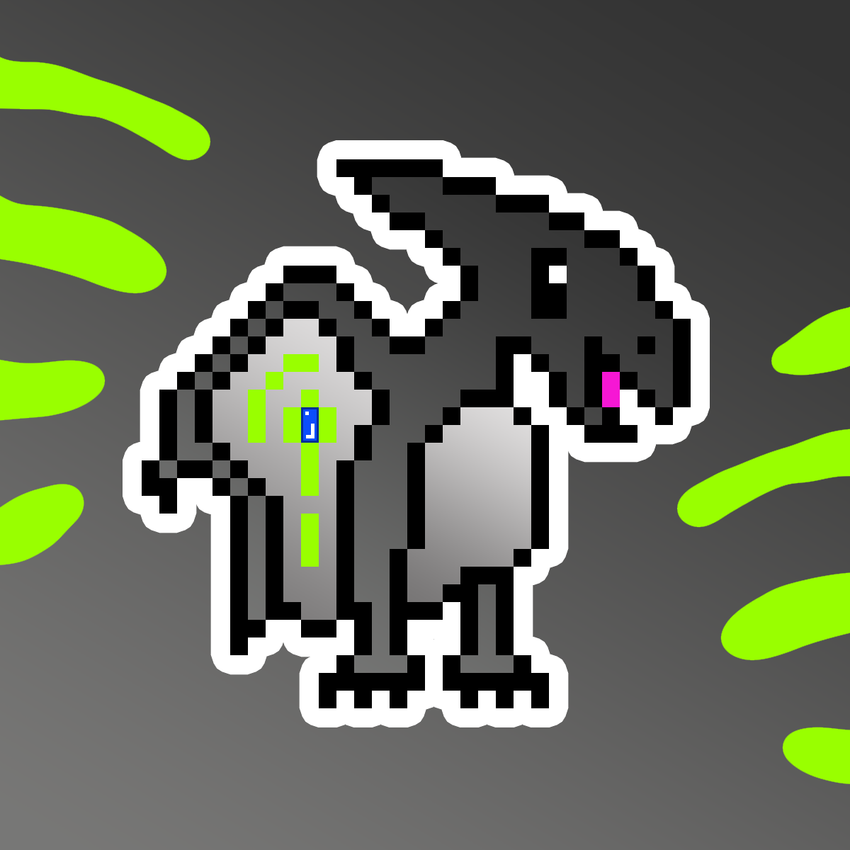 PixelSaurus Air #0853 [Super Rare]